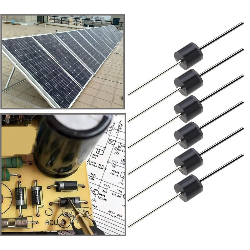(25Pcs) 10A10 Rectifier Diode, 10A 1000V R-6 Axial Electronic Silicon Diodes