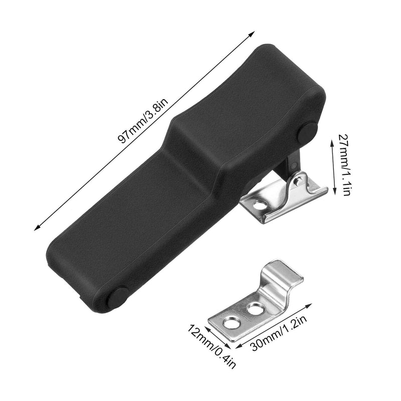 Storage Latch, Black Draw Latch 7081927 2pcs Rubber Compact Reliable Replacement for Sportsman 450 570 850 for ATV Accessories