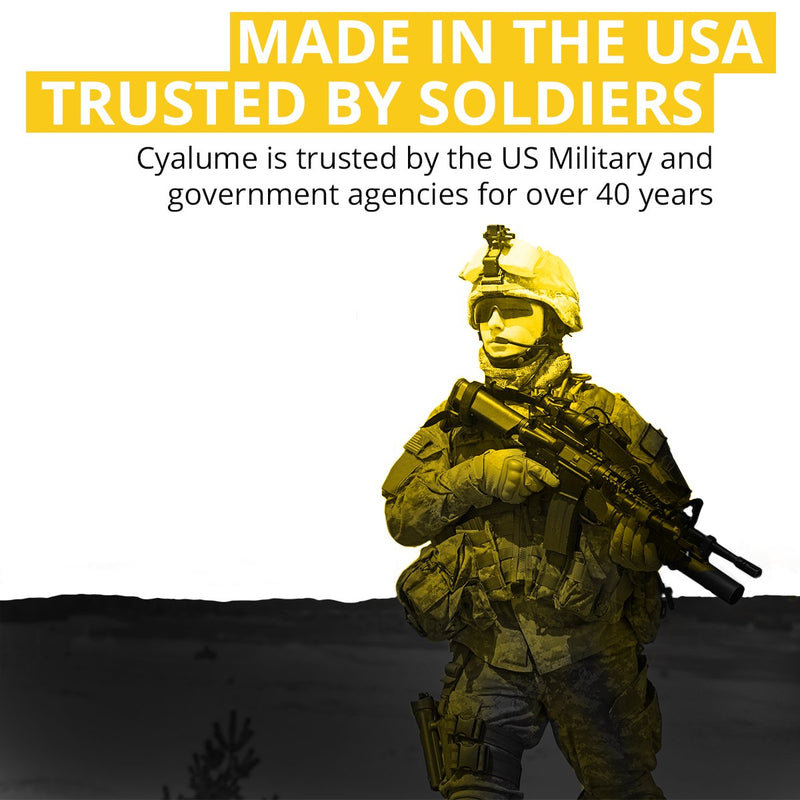 Cyalume Yellow Emergency Glow Sticks - Premium 6” SnapLight Survival Glow Sticks with 8 Hour Duration for Use as Emergency Flares and Hiking Safety Gear (Bulk Pack of 20 Safety Glow Sticks) 20 pack