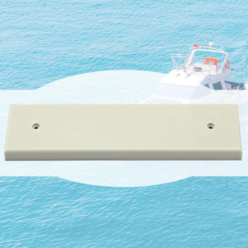 BBTO 1 Pcs UV Resistant Marine Grade Resistant Boat Transducer Mounting Plate Block Hardware Kit for Boat, 12" 3. 5" 0. 75"