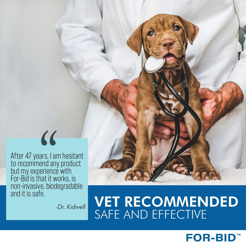 For-Bid for Dogs and Cats | Stool Eating & Coprophagia Deterrent | Dog & Cat Food Powder Additive to Prevent Dogs from Eating Poop | Safe for Your Pets | Vet Recommended Formula for Anti-Coprophagia 2 Box - PawsPlanet Australia