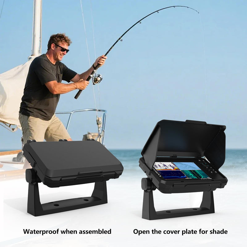 HOLACA Protective Shade Cover for Lowrance Eagle 7" Fish Finder, Anti-Scratch, Sunproof Silicone Skin