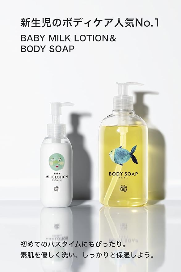 Mama Baby Milk Lotion & Body Soap Additive-free Body Care Set - NewNest Australia