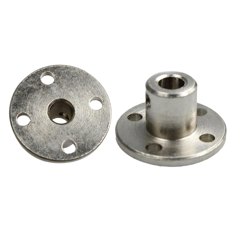 4Pcs Flange Shaft Coupling Set,Flange Coupling Connector for Motor Shafts and DIY Parts(5mm) 4 5mm