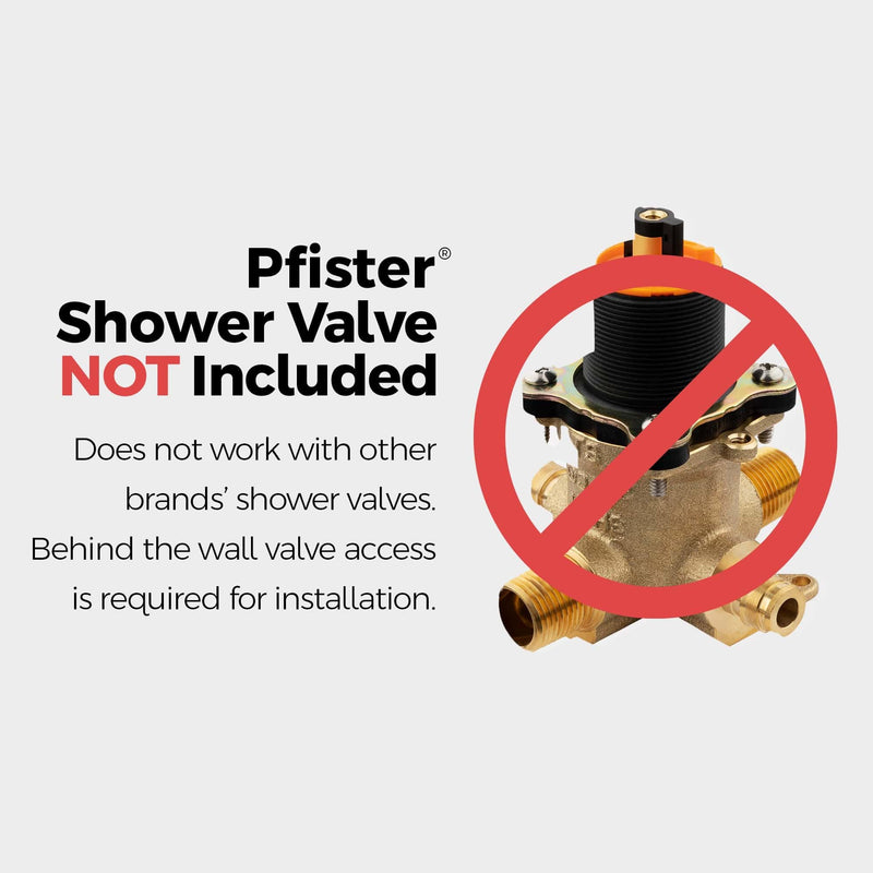 Pfister Contempra 1-Handle Shower Trim Kit in Brushed Nickel 016NC1K
