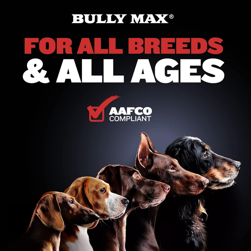Bully Max 2-in-1 Muscle Builder Chewable Tablets for Puppies & Adult Dogs - Ultimate Canine Dog Supplement for Muscle Gain - 60 Tabs 60 tablet bottle (180g) - NewNest Australia