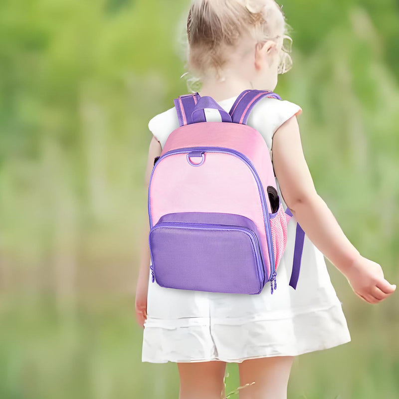 CURMIO Feeding Pump Backpack Compatible with Kangaroo Joey and Compatible with EnteraLite Infinity, Enteral Feeding Tube Bag Backpack for 500ml Feeding Bag, G Tube, J Tube or GJ Tube, Pink, Bag Only