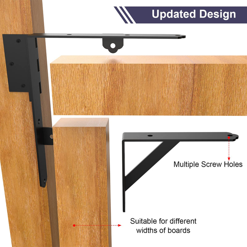 Corner Brace Bracket Anti Sag Gate Frame Hardware Kit for Wooden Fence with Latch No Sag Kit B