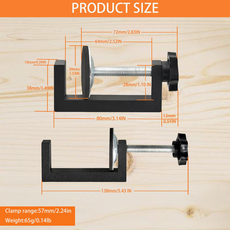 C-Clamps Cabinet Installation Clamps Heavy Duty C Clamps Mini C Clamp for Woodworking/Welding/Building 4