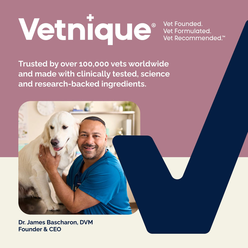 VETNIQUE Oticbliss Advanced Cleaning Ear Wipes for Dogs & Cats for Odor Control, Dirt and Wax Removal with Soothing Aloe Vera, Drying Agent and Vitamin E, Clear the Ear 100ct Wipes Animal Print