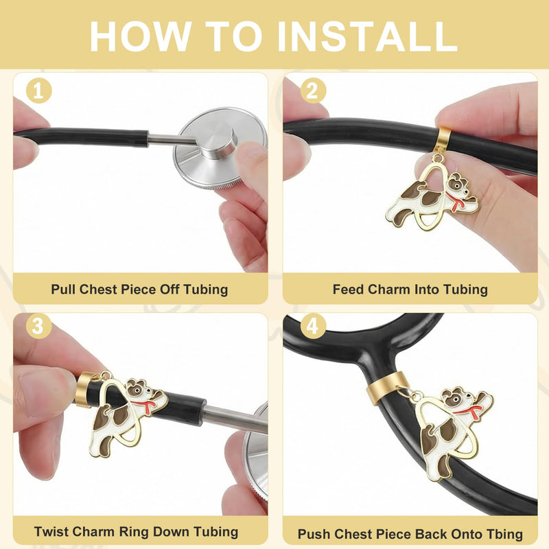 15pcs Dog Stethoscope Charms for Nurses, Cute Puppy Alloy & Enamel Stethoscope Pendant Accessories for Pediatric & Hospital Medical Staff