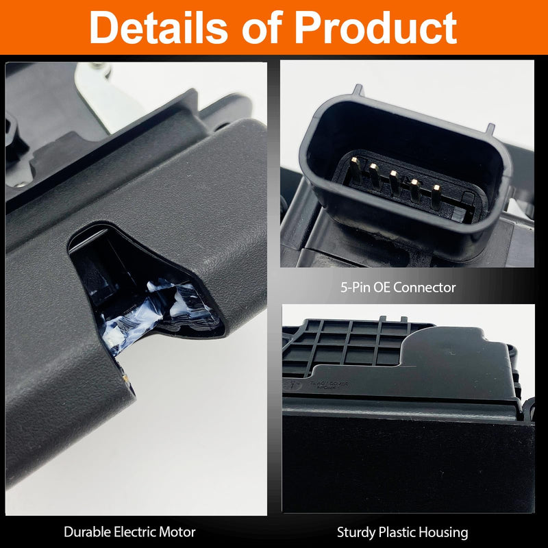 Liftgate Lock Actuator Compatible with 2015-2021 Tucson, 2017-2022 Sportage Without Power Models - Rear Trunk Tailgate Latch Assembly