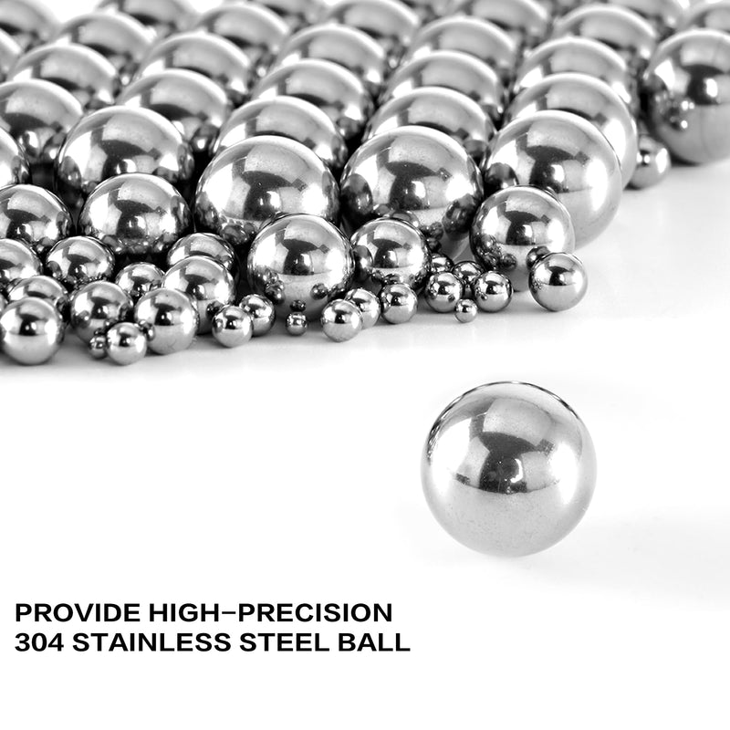 XIKE 10PCS 14mm S304 Stainless Steel Precision Bearing Balls 10