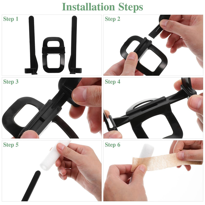 1Set Dog Ear Stand Up Support Tool for Puppies Includes Ear Support Tape Vertical Holder for Dog Ears for Doberman and Breeds Pet Ear Care Supply - PawsPlanet Australia