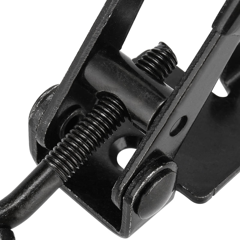 4 Pack Black Toggle Latch Clamp, 4002 Style Pull Action Latch Toggle Clamp, Quick Release Toggle Latch with Lock Hole, Adjustable Toggle Clamp for Trunk Jig Door Toolbox