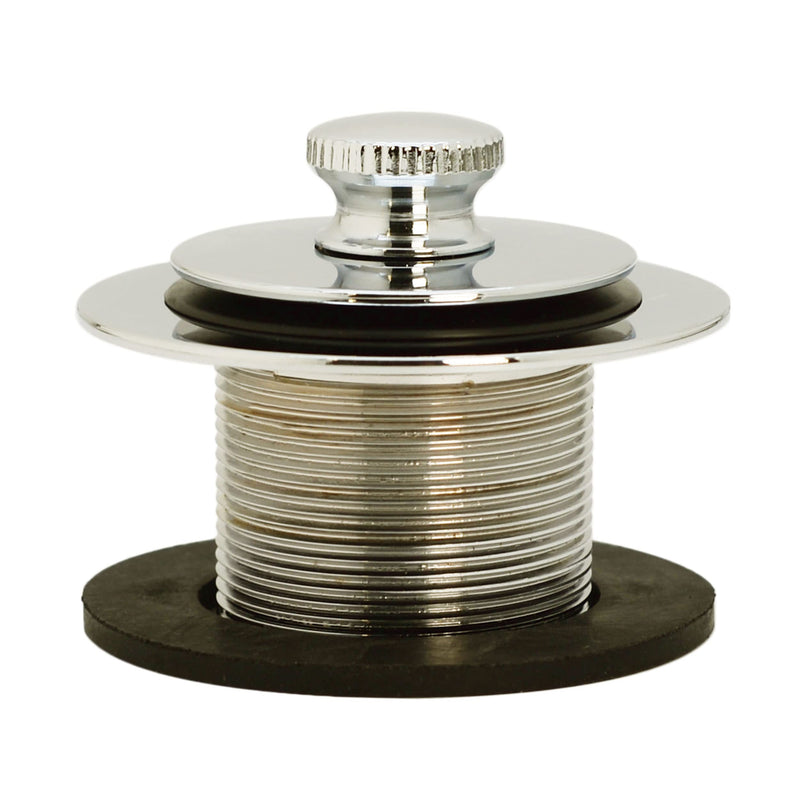 Westbrass Twist & Close Universal Tub Trim with Floating Faceplate, Polished Nickel, D94HK-05