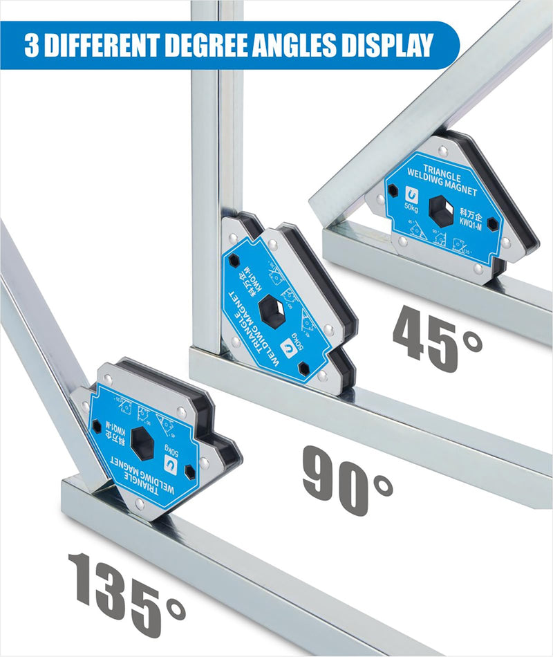 55 LB Welding Magnets-2 Pieces of Magnetic Welding Holder 55 LBS Holding Power Welding Accessories and Equipment 2PCS-55LB