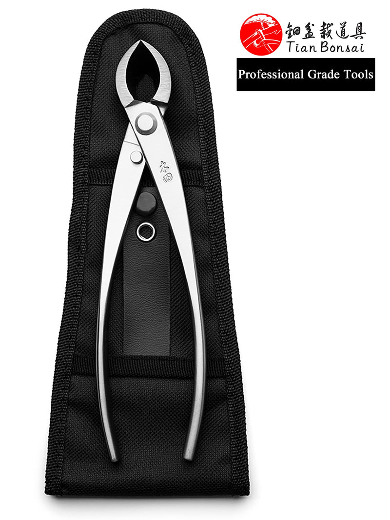 Bonsai Straight Edge Cutter Professional Grade Branch Cutter Alloy Steel Bonsai Tools Equip With Tool Bag (MT-SE-205 branch cutter gift-packaging) MT-SE-205