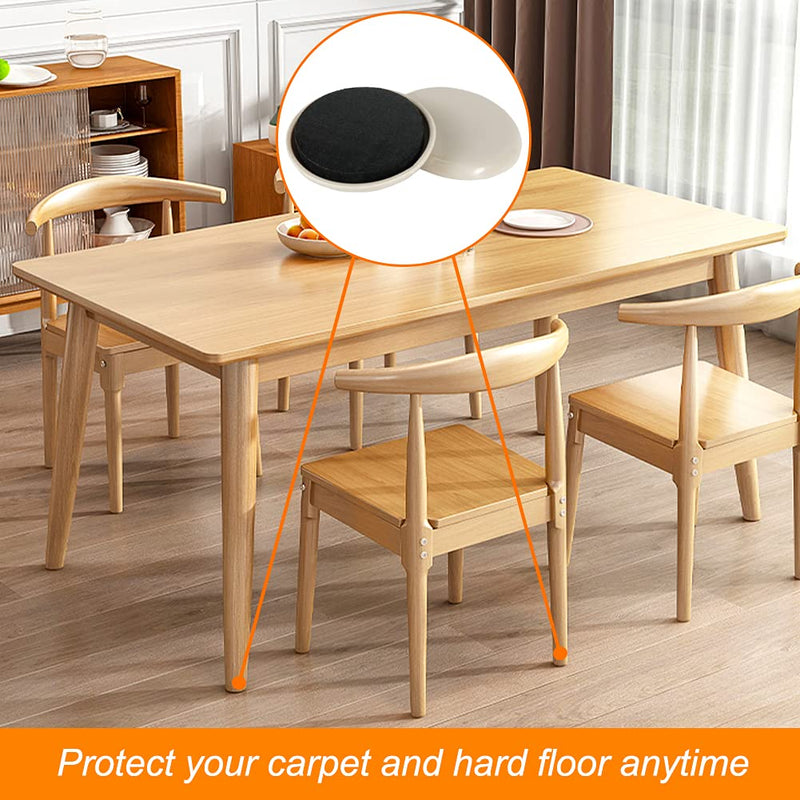 Furniture Sliders, 12pcs Furniture Movers 2 Inch Moving Pads Self Adhesive Gliders for Carpet and Hardwood Floors(Beige) 12pcs 2" Beige