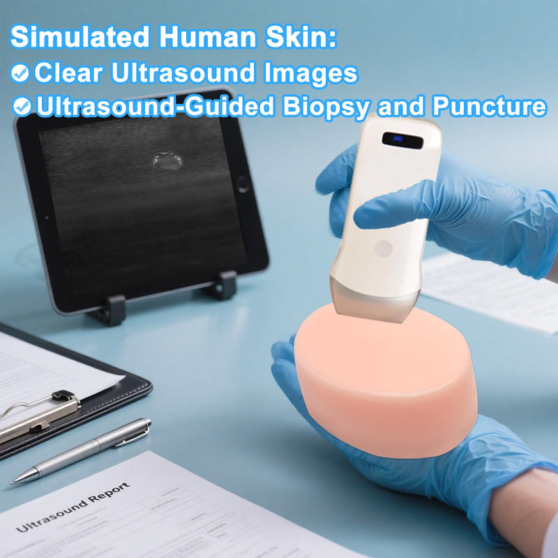 Ultrasound Tumor Biopsy Training Model – Mass Puncture Simulation Model and Tumor Biopsy Phantom for Medical Practice and Education-Mini Model Skin Color