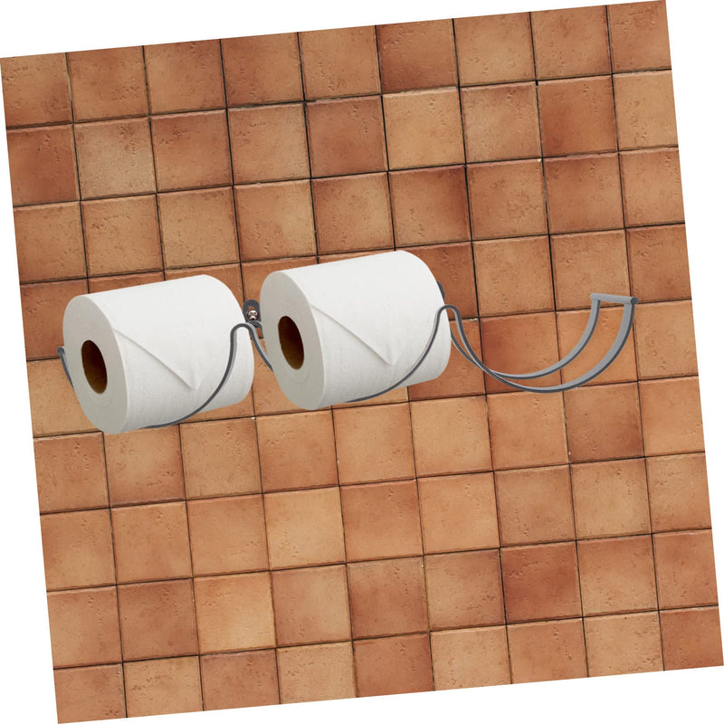 COLLBATH Wall Mounted Toilet Paper Holder with Tissue Shelf and Towel Storage Rack 14.96X4.52X2.16 Inch Space-Saving Bathroom and Kitchen Organizer Durable Metal Construction