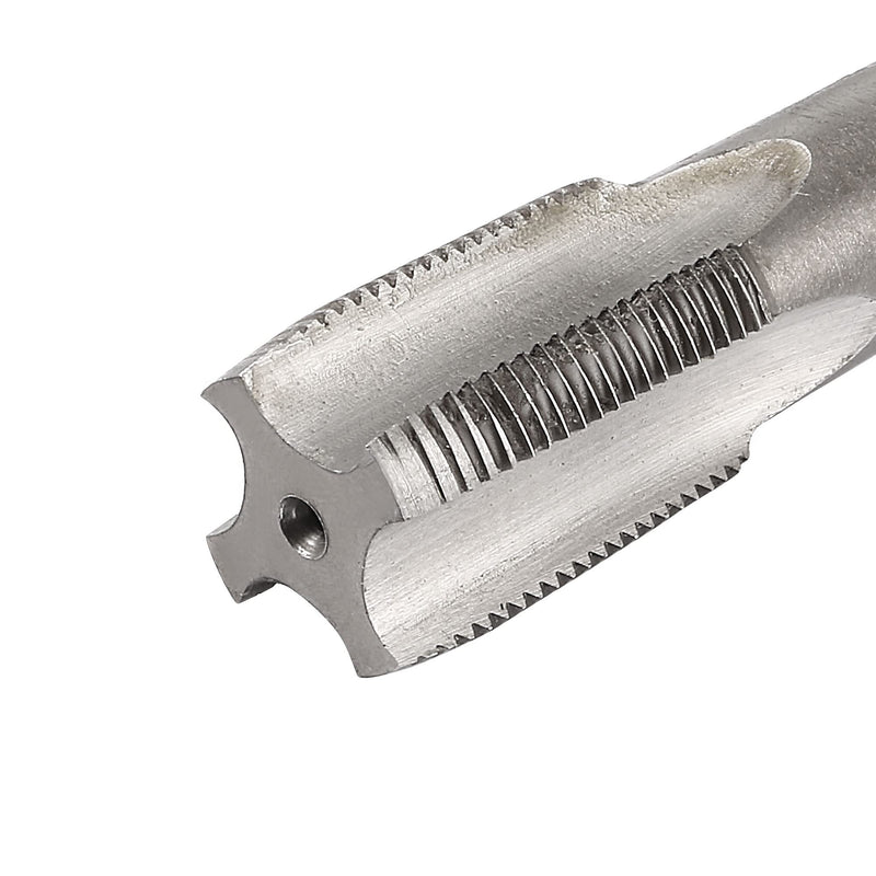 uxcell Metric Hand Tap M22 Thread 1.5 Pitch 4 Straight Flutes H2 Alloy Tool Steel Bottom & Taper Screw Tap Set Tapping Tools for Repairing 1 Pair M22 x 1.5