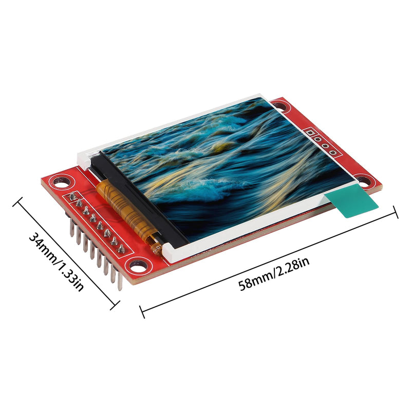 2pcs 1.8" SPI TFT LCD Display Screen Module ST7735 128×160 TFT LCD Screen Shield 3.3V 5.5V 51/AVR/STM32/ARM 8/16 bit for Arduino