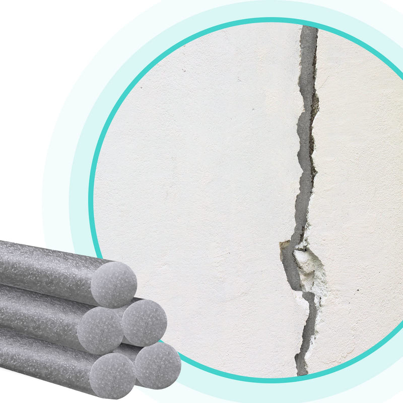 1/2" Diameter x 100' Length Backer Rod Caulk Saver Foam Backer Rod for Gaps and Joints Backing Concrete Filler 1/2 Inch x 100 Feet