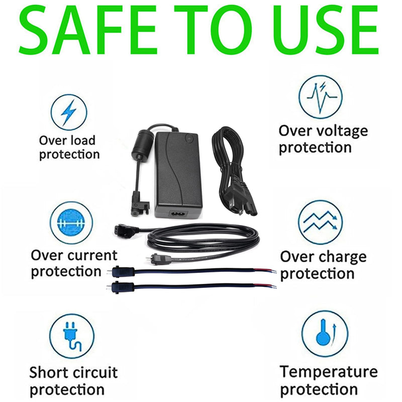 12V5A Power Supply Adapter for WindyNation Linear Actuator DC Motor Control LIN-SPSU-12 12VDC 5A Power Cord,12VLinear Actuator Motor Power Supply AC/DC Adapter+6.5Ft Extension Cable + Wiring