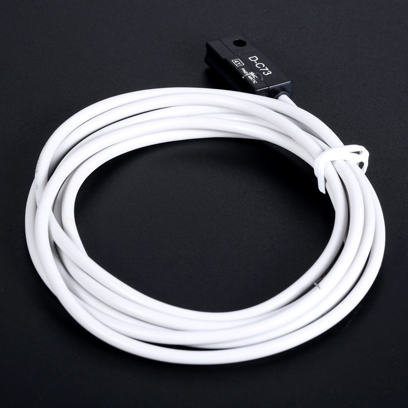 Air Cylinder Pneumatic Proximity Switch, SMC Type D-C73 LED Indicator Compatible for CDG1/CDJ2/CDM2B/REC Model: D-C73