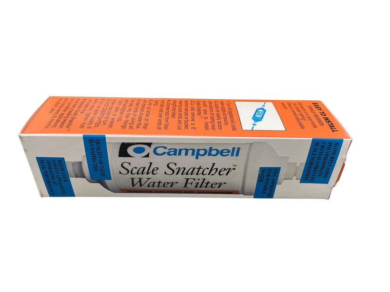 Campbell SS6 ScaleSnatcher Disposable Water Filter – Point-of-Use Scale Prevention for Humidifiers, Hot Dispensers & Small Appliances