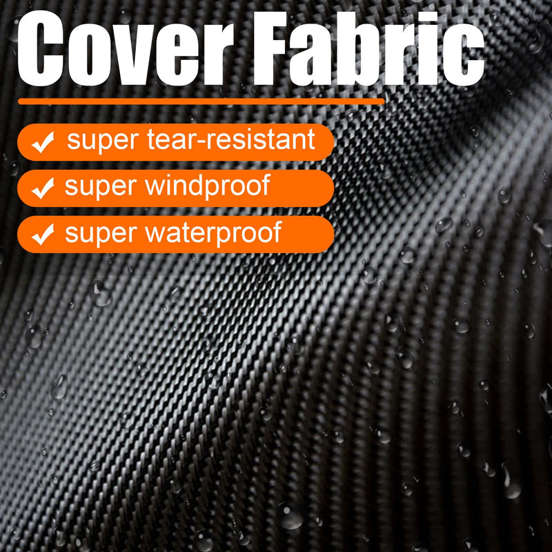 Engine Driven Welder Cover, Heavy Duty 600D Waterproof Welder Cover for Engine-Driven Welder 230/265/325/225, 63"D x 28"W x37"H Black
