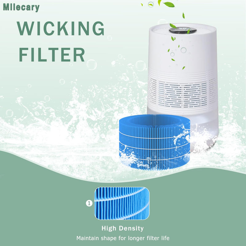 H35i Humidifier Wick Filter Replacement, Compatible with Blueair Dreamwell H35i Premium Smart Humidifier 3.5L, 4 Pack