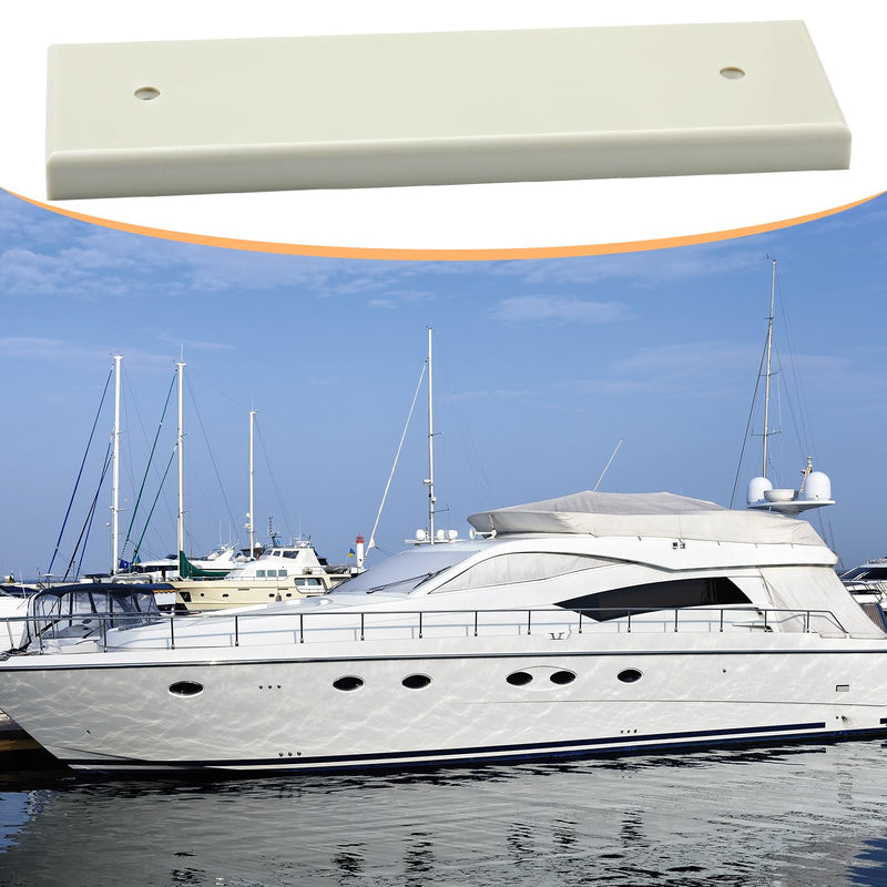 BBTO 1 Pcs UV Resistant Marine Grade Resistant Boat Transducer Mounting Plate Block Hardware Kit for Boat, 12" 3. 5" 0. 75"