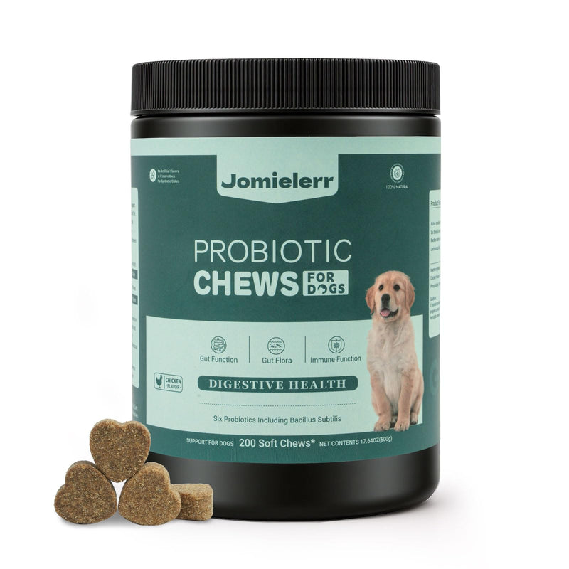 Probiotics for Dogs, 200 Soft Chews, Support Gut Health, Diarrhea Relief, Seasonal Allergies, Dog Probiotic Chews for Itchy Skin & Dog Yeast Infection, Chicken Flavor 200 Chews