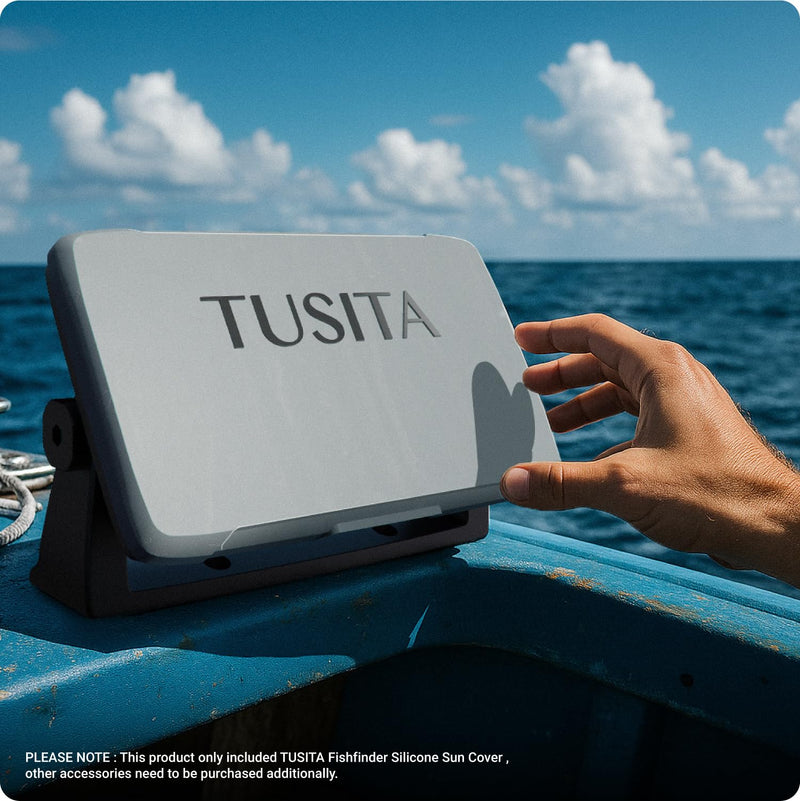 TUSITA Sun Cover ‎000-14176-001 Compatible with Lowrance Hook Reveal 9" Fish Finder