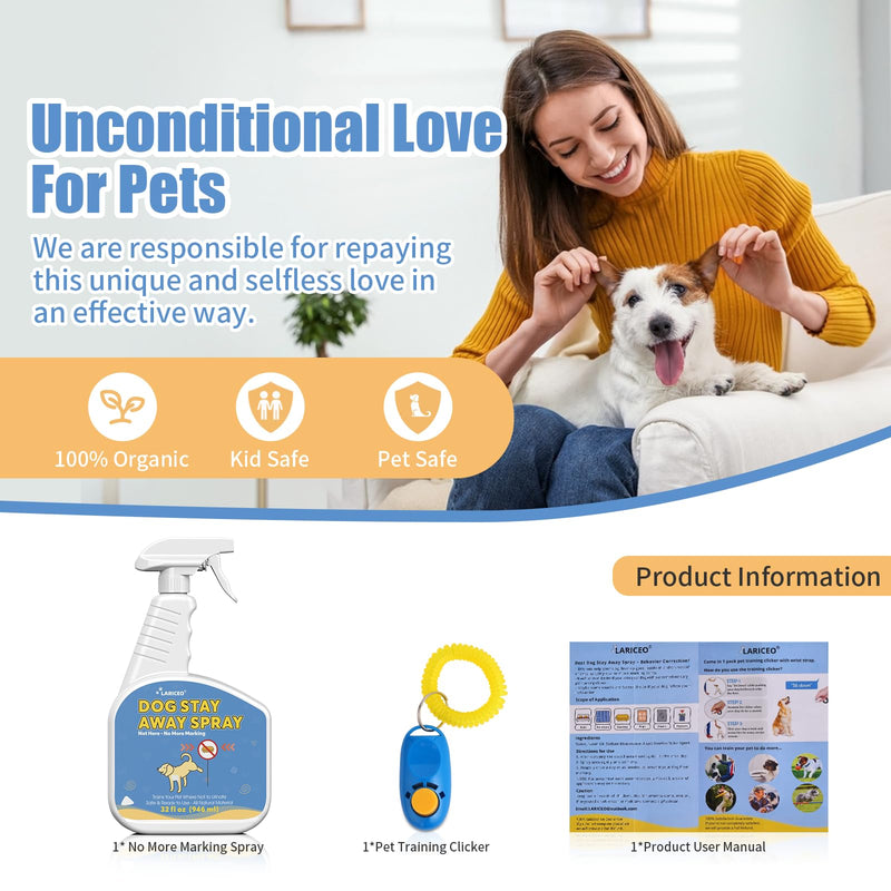 32 Oz Dog not here Pee - Pet No More Marking for Indoors & Outdoor Use - Effective Solution for Managing Dog Urination Issues at Home 32.0 Fl Oz