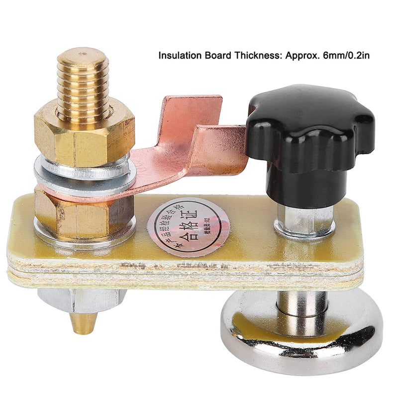 Magnetic Welding Support Upgrade Magnetic Welding Head Magnetic Ground Clamp Welding Magnet Head Copper Tail Welding Accessories Strong Magnetism Large Suction Welding Support Tool