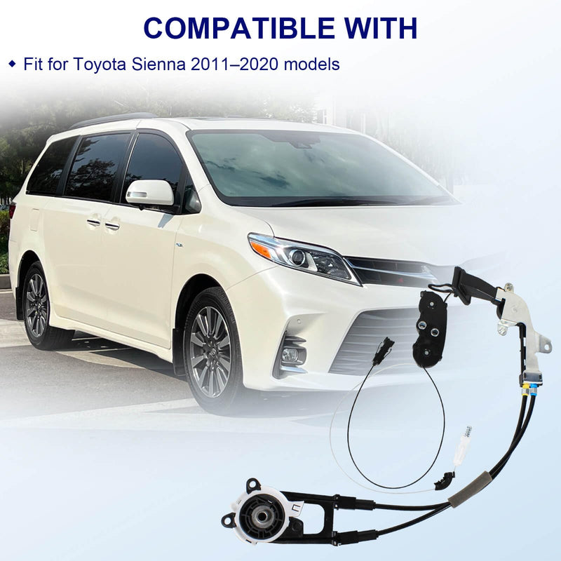 85016-08011 Driver Side Power Sliding Door Cable Fit for Toyota Sienna 2011-2020, Power Slide Sliding Door Cable Assembly Sub-Assembly Replace 85016-08010 Driver Side Left Side