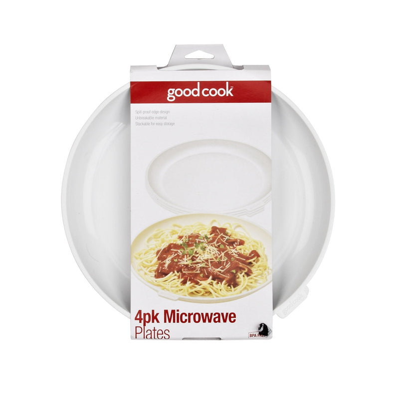 Goodcook Microwave Plates, Set of 4 Kitchen Essentials