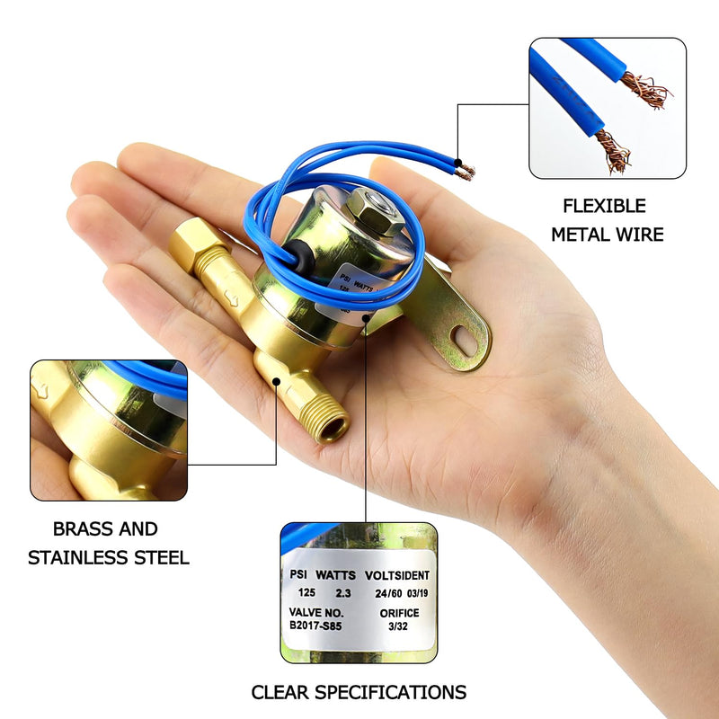 4040 Humidifier Solenoid Valve Replacement for Aprilaire, Blue