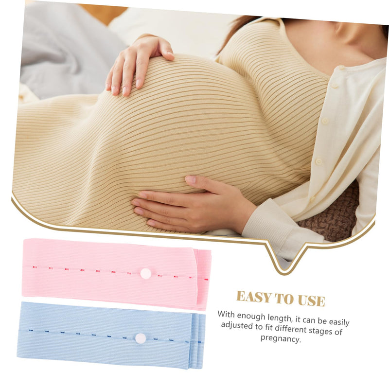 2pcs Fetal Heart Rate Monitoring Fetal Monitoring Fetal Heart Monitoring Strap Women Accessories Fetal Monitoring Strap Belly Support Prenatal Women's Nylon