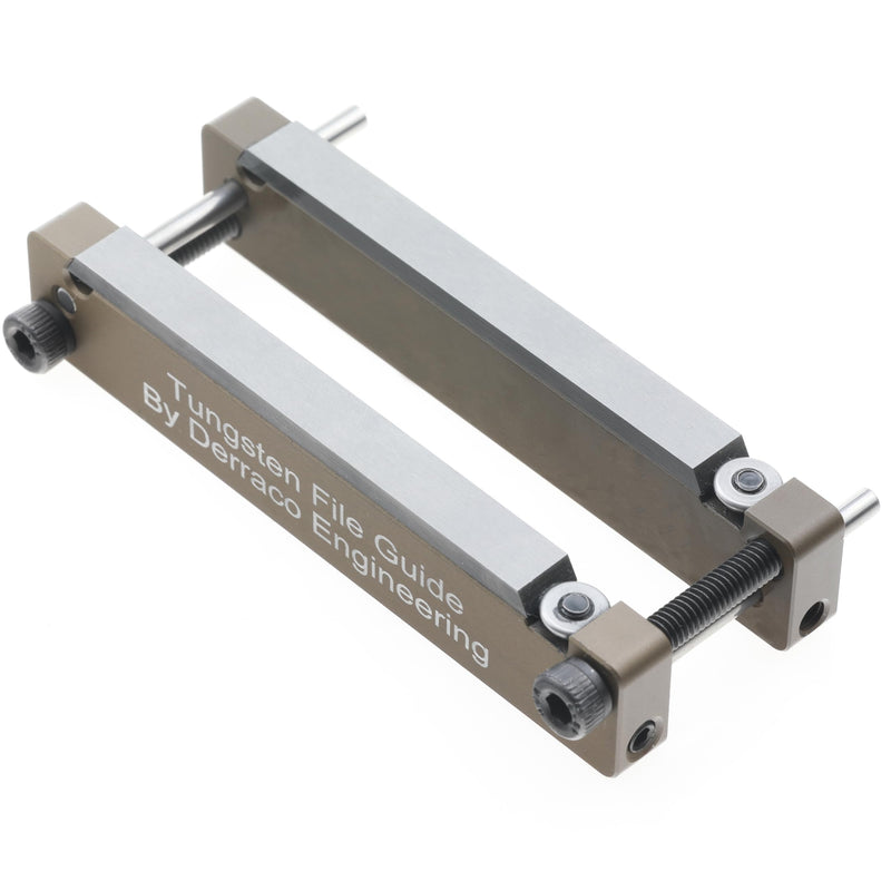 Mini Tungsten Carbide file guide for knife makers (61mm Type-A Tungsten File Guide) 61mm Type-A Tungsten File Guide