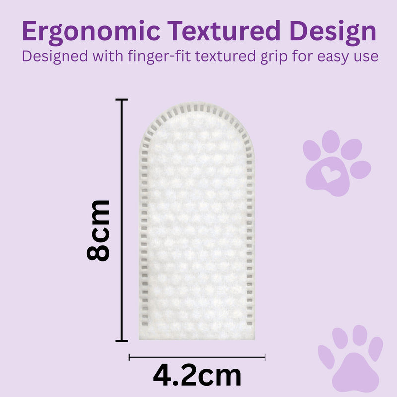 Pet Dental & Ear Cleaning Wipes Bundle for Dogs & Cats – 100 Finger Wipes Teeth Cleaning Toothpaste Alternative + Pet Ear Wipes for Dog Ear Infection Treatment, Wax Removal, Odor Control & Itch Relief