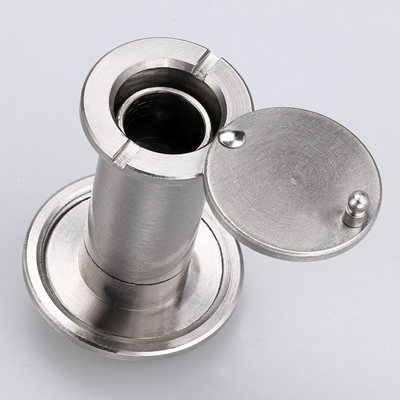 Sumnacon Safety Door Viewer,Solid Brass 220-degree Door Viewer/Peephole with Heavy Duty Rotating Privacy Cover for 1-3/8" to 2-1/6" Doors, Durable Door Viewer for Home Office Hotel (2 Pcs Silver) 2 Pcs Silver