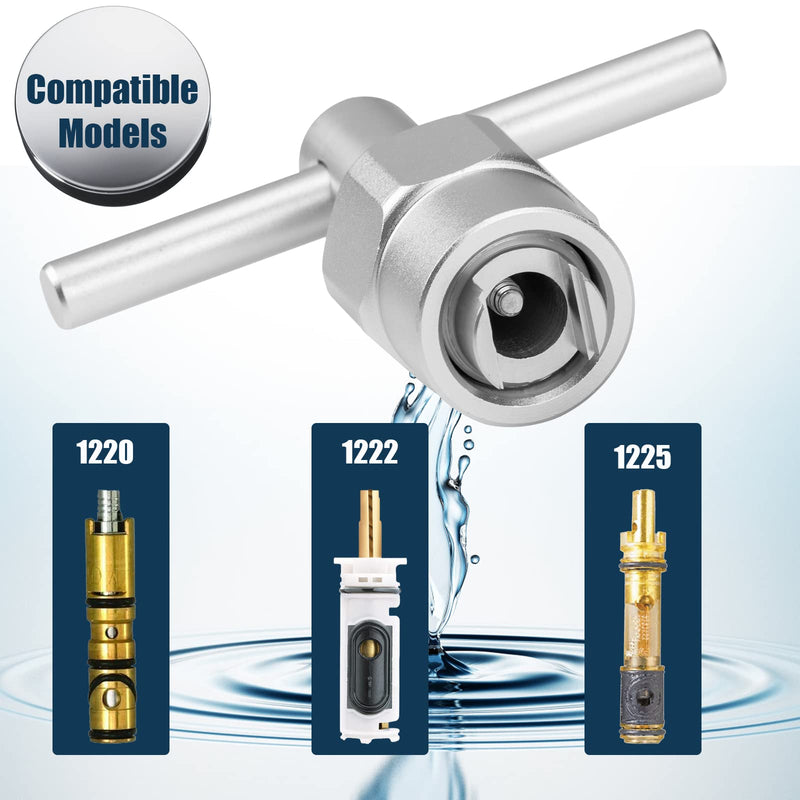 104421 Cartridge Removal Tool, Cartridge Puller Compatible with Moen 1200, 1222, & 1225 Single Handle Cartridges