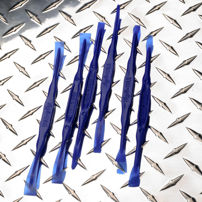 Bojo Tools - 3-Piece Plastic Sealant Smoothing Tool Kit in Pouch - Medium Duty 1