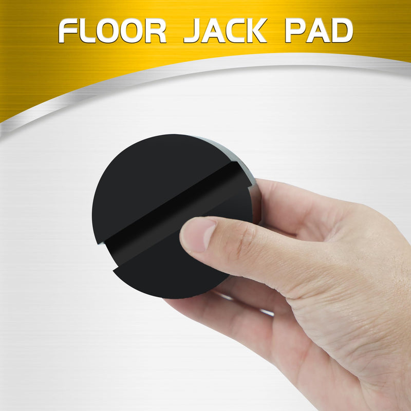 TONDA Floor Jack Rubber Pad, Universal Jack Pad Adapter, Pinch Weld Side Frame Rail Protector (2 Pack) 2 PACK
