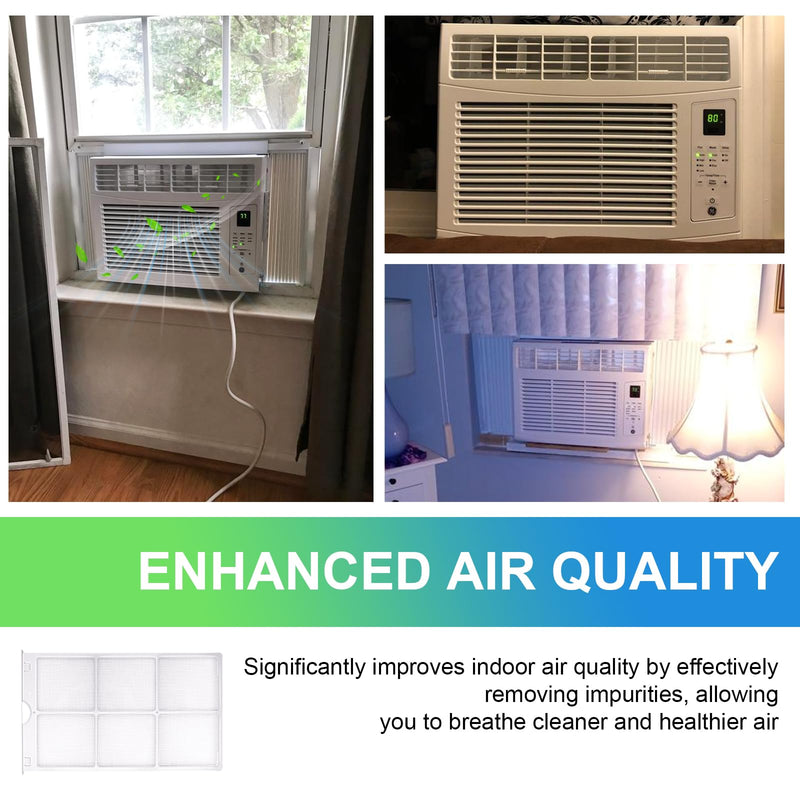 WJ85X21746 for GE Air Conditioner Filter Window AC Air Filter Replacement 2 PCS WJ85X21746 for GE Air Conditioner Filter Window AC Air Filter Replacement