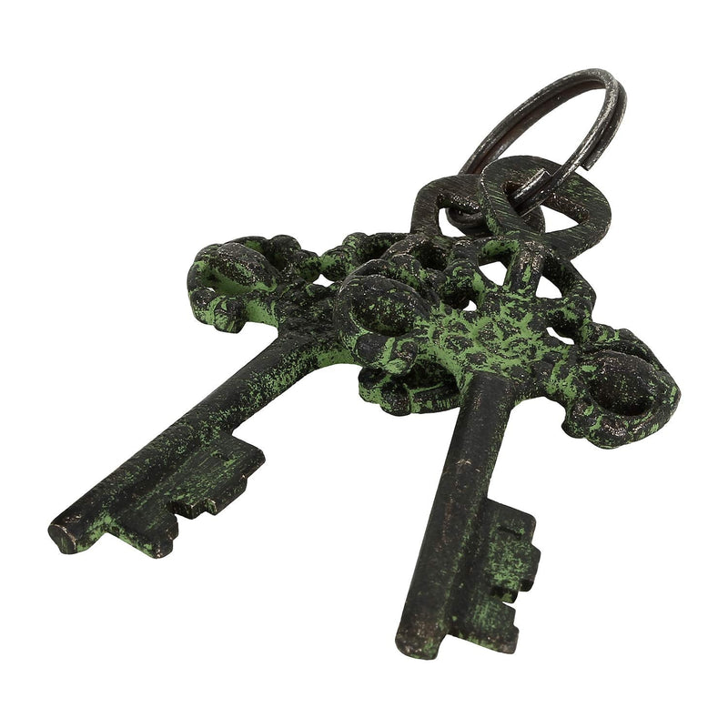 Zap Impex Decorative Ganesh Engraved Solid Brass Shutter Padlock with Natural Patina in a Beautifully Decorated Padlock Ornamental Antique Handmade Lock for Safe.